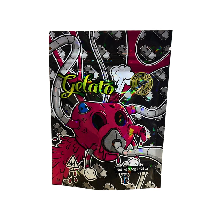 Gelato Gas Mask Mylar Bags - Set of 50
