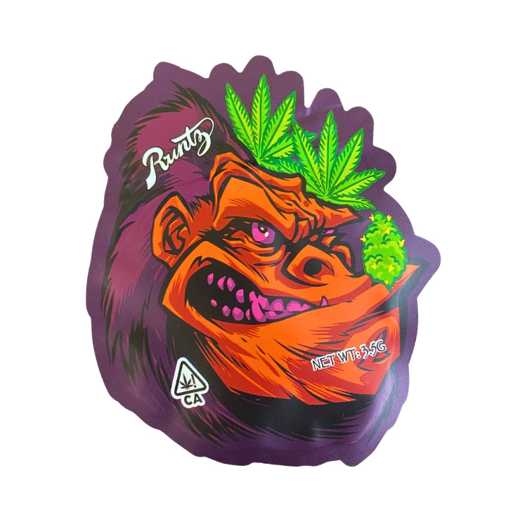 Monkey Mylar Bags - Set of 50