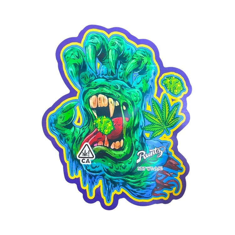 Monster Hand Mylar Bags - Set of 50