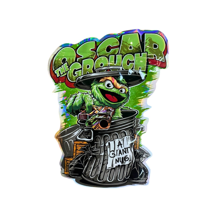 Oscar the Grouch Mylar Bags - Set of 50
