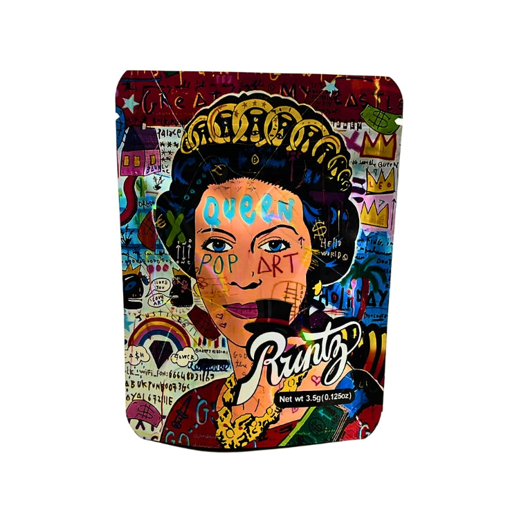 Queen Pop Art Mylar Bags - Set of 50