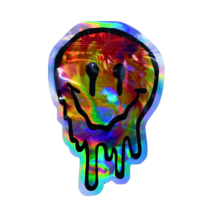 Smiley Drip Mylar Bags - Set of 50