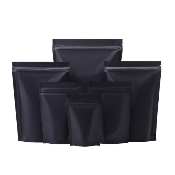 Black Stand Up Mylar Bags - Pick-a-Pouch