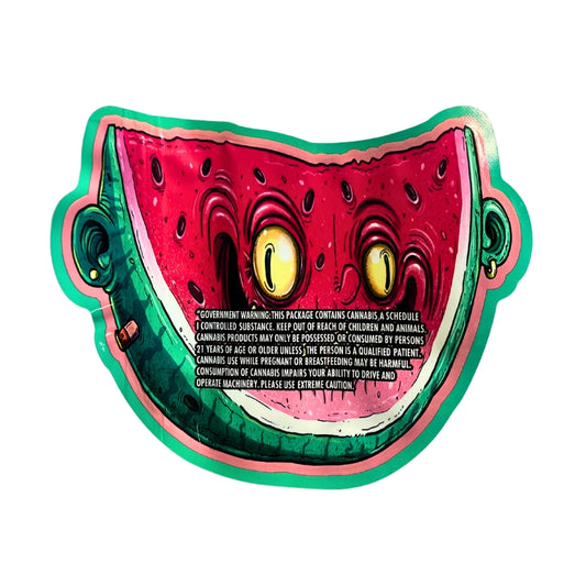 Creepy Watermelon Mylar Bags - Set of 50