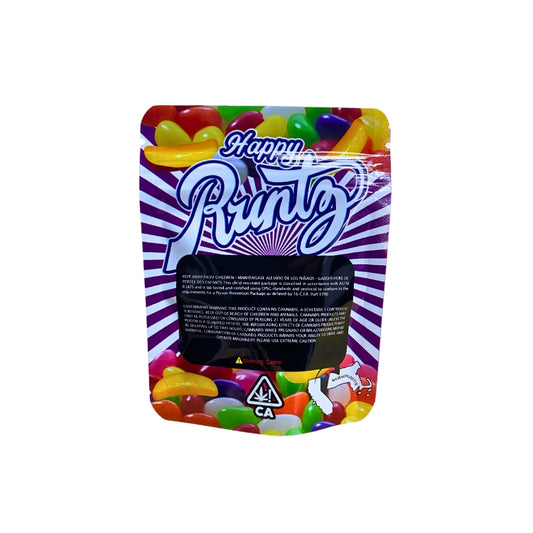 Happy Runtz Mylar Bags - Set of 50