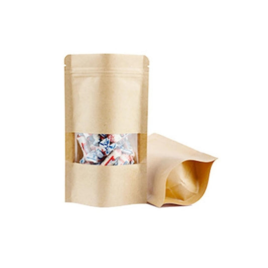 Kraft Paper Pouches with Window - Pick-a-Pouch