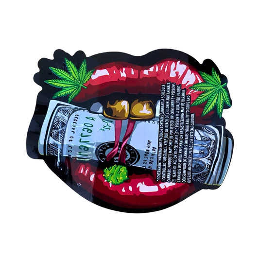 Money Mouth Mylar Bags - Set of 50