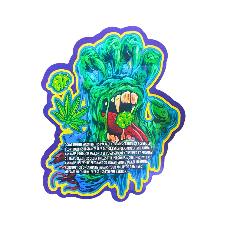 Monster Hand Mylar Bags - Set of 50