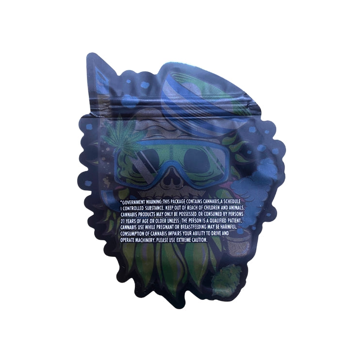 Scuba Skull Mylar Bags - Set of 50