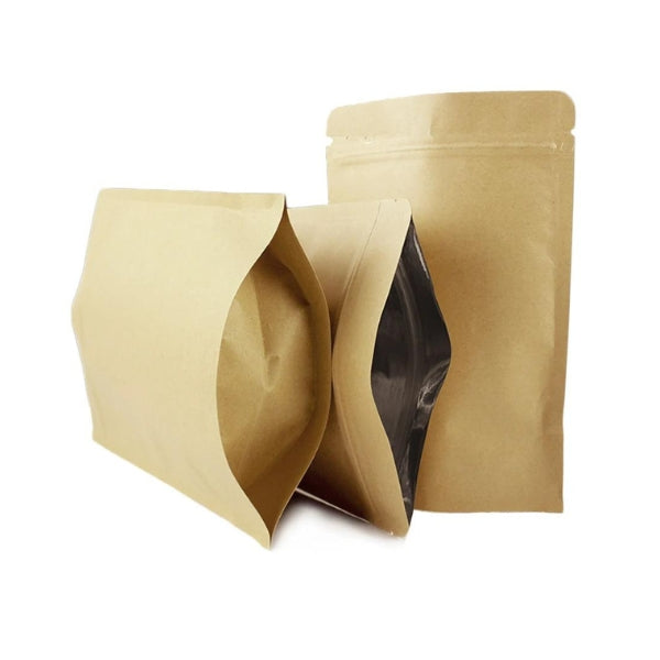 Kraft Paper Pouches with Window - Various sizes available - SAMPLES