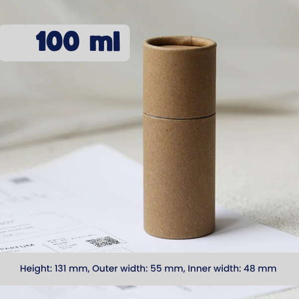 Kraft Paper Tube Containers (5ml–100ml) | Cosmetic & Packaging Tubes