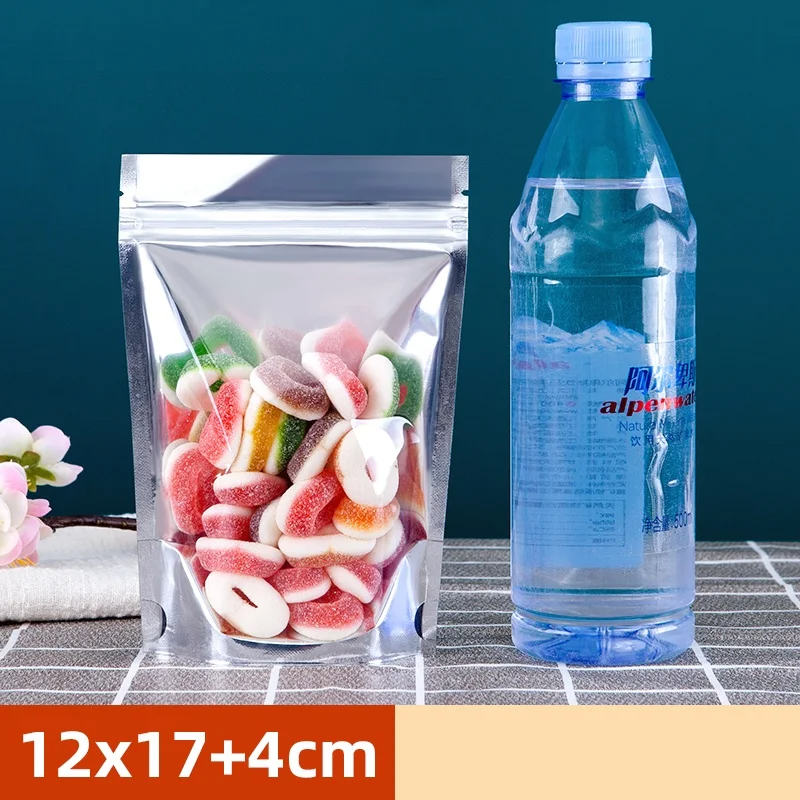 Aluminium Foil Ziplock Stand Up Pouches – Sets of 50 – Various Sizes Available