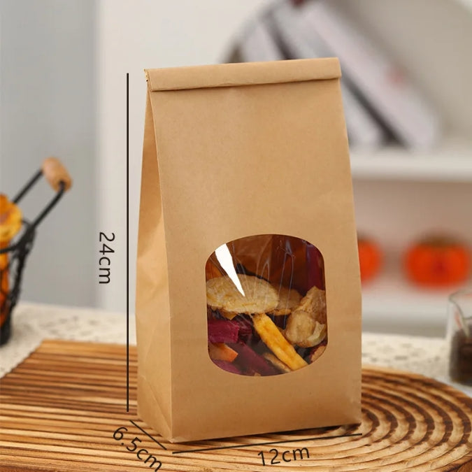 Kraft Paper Bags - Sold in sets of 50 - 4 sizes available
