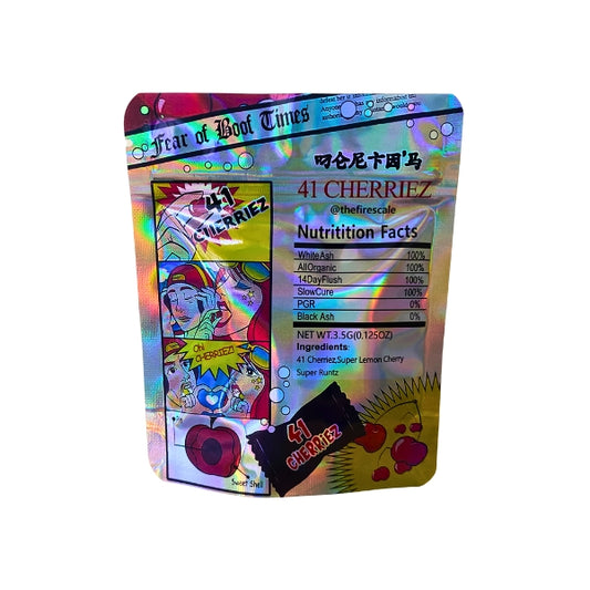 41 Cherriez Mylar Bags - Set of 50