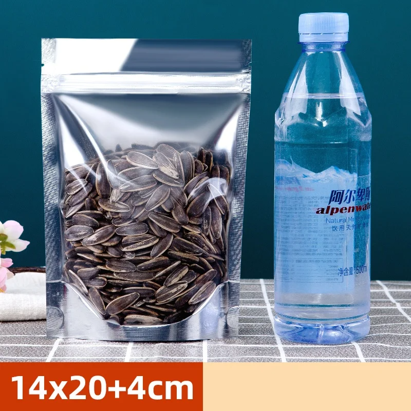 Aluminium Foil Ziplock Stand Up Pouches – Sets of 50 – Various Sizes Available