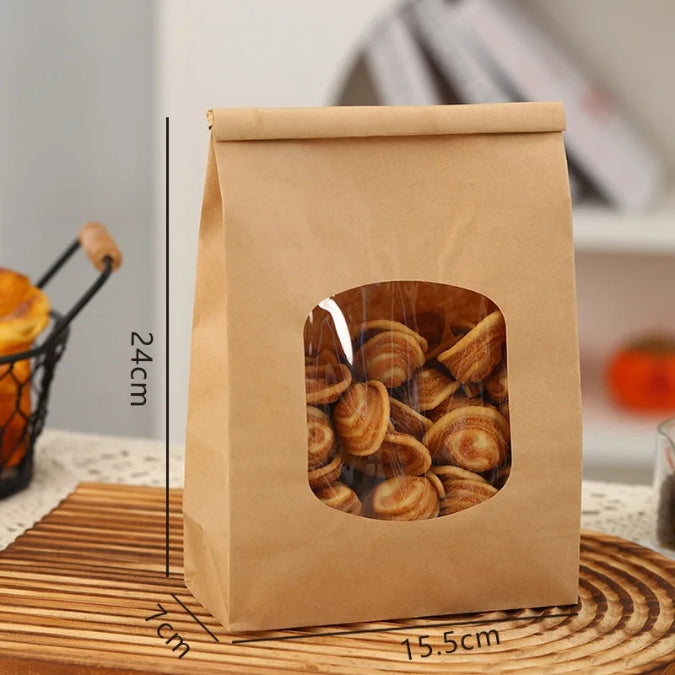 Kraft Paper Bags - Sold in sets of 50 - 4 sizes available