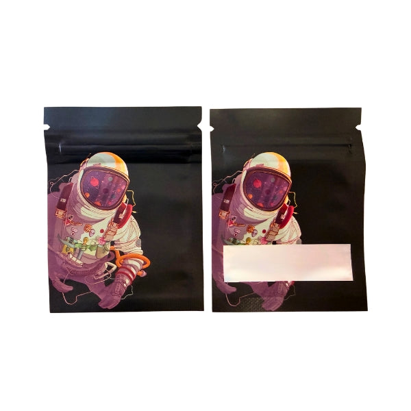 Astronaut 1 gram Mylar Bags - Set of 50