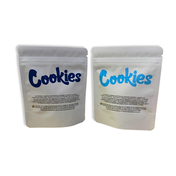 Blue Duo Mylar Bags - Set of 50