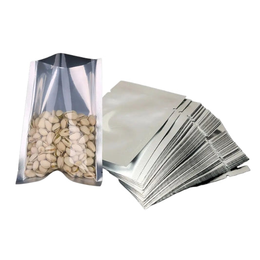 Clear Front Aluminum Foil Bags - Sets of 100