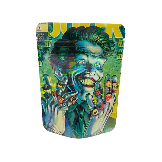 Green Joker Mylar Bags - Pick-a-Pouch