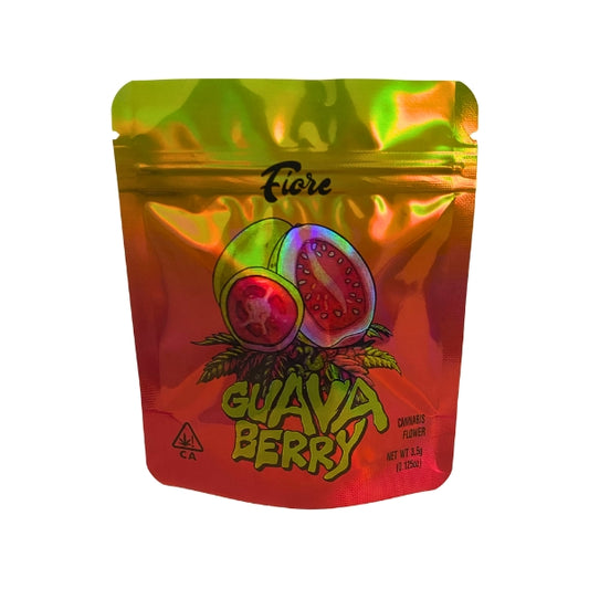Guava Berry Mylar Bags - Set of 50