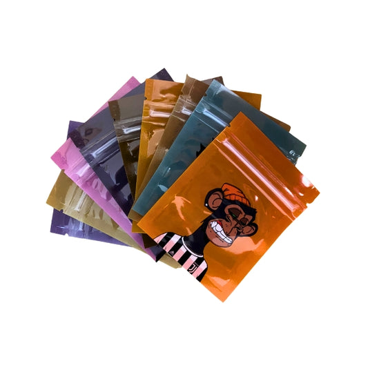 Monkey Set Mylar Bags - Set of 50
