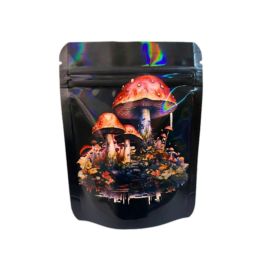 Mushroom Forest Mylar Bags - Set of 50