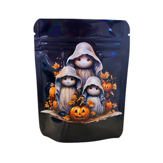 Pumpkin Mylar Bags - Set of 50