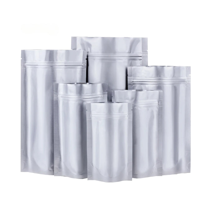 Silver Stand Up Pouches - Pick-a-Pouch