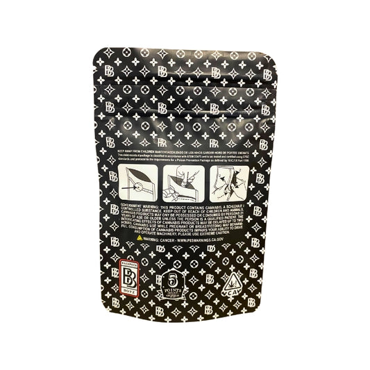 Skull & Flames Mylar Bags - Set of 50