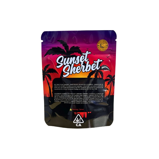 Sunset Sherbert Mylar Bags - Set of 50