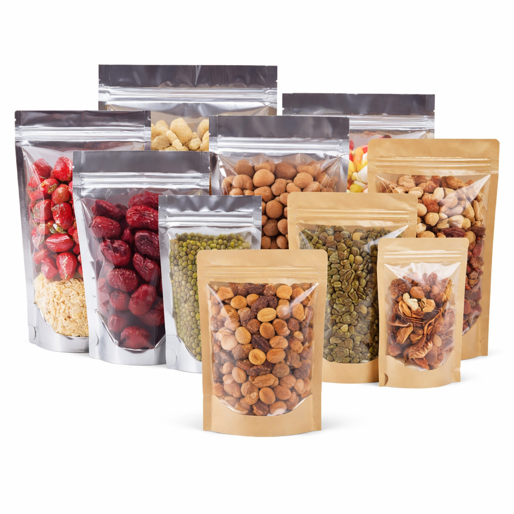 Pouches with Clear Front