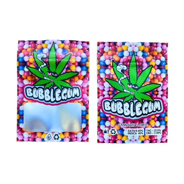 Bubblegum Mylar Bags - Set of 50