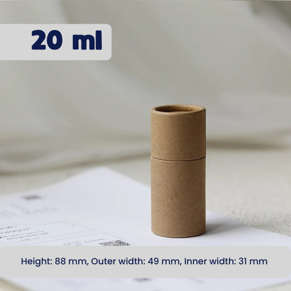 Kraft Paper Tube Containers (5ml–100ml) | Cosmetic & Packaging Tubes