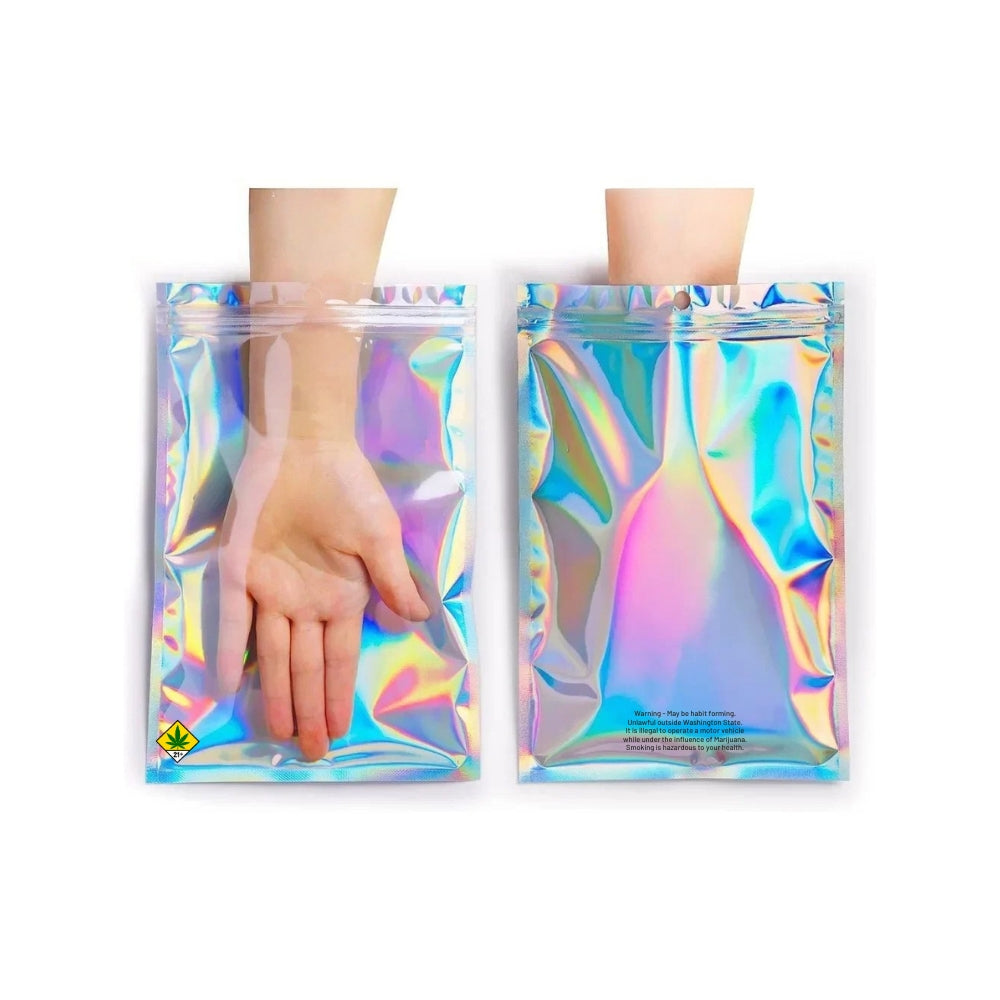 Holographic Pouch with Transparent Front - Sets of 50