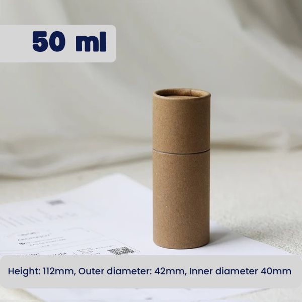 Kraft Paper Tube Containers (5ml–100ml) | Cosmetic & Packaging Tubes