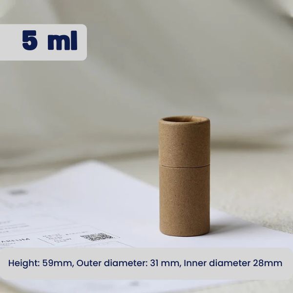 Kraft Paper Tube Containers (5ml–100ml) | Cosmetic & Packaging Tubes