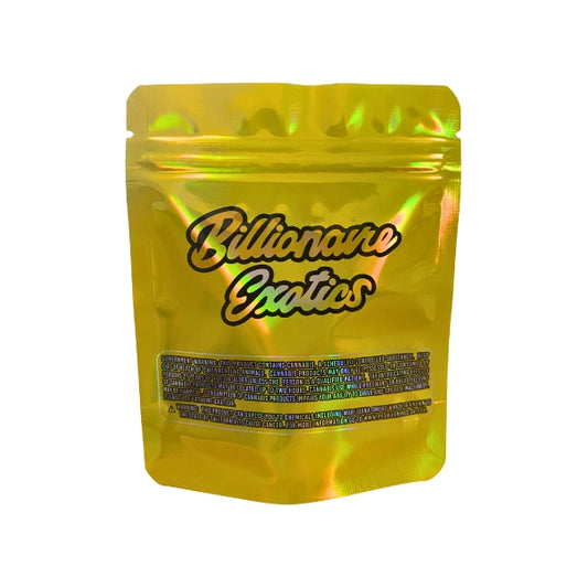 Billionaire Exotics Mylar Bags - Set of 50