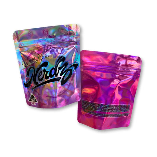 Bubble Gum Mylar Bags