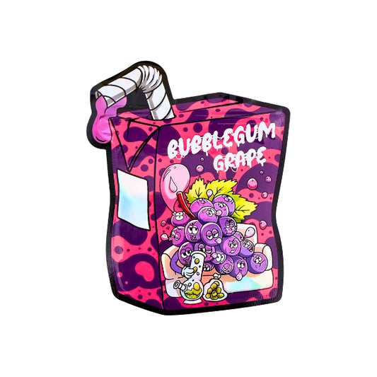 Bubblegum Grape Mylar Bags - Set of 50