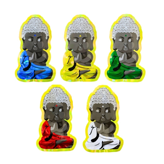 Buddha Mylar Bags - Set of 50