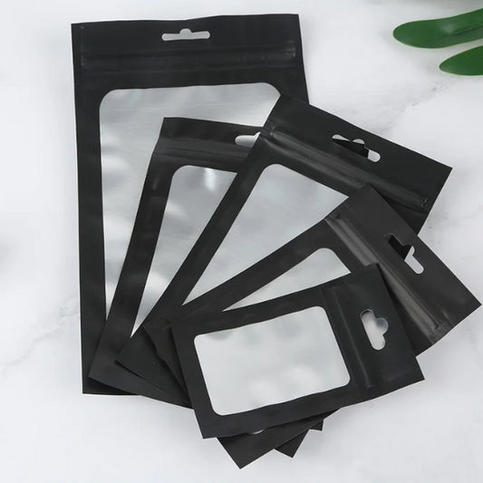 Euro Slot Black Pouches – Sets of 50 – Various sizes available