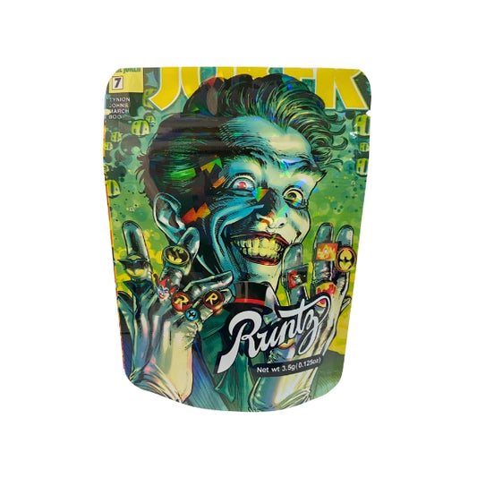 Green Joker Mylar Bags - Pick-a-Pouch