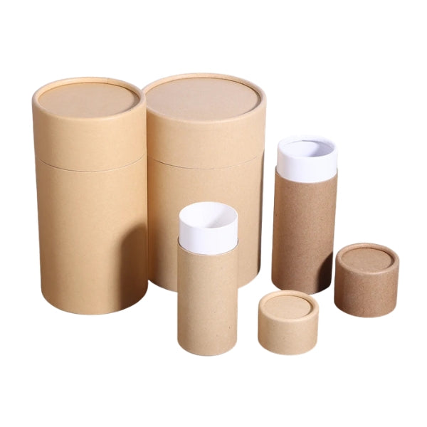 Kraft Paper Tube Containers 5 - 100 ml