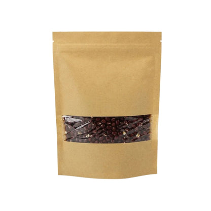 Kraft Paper Stand Up Pouch with window - Pick-a-Pouch