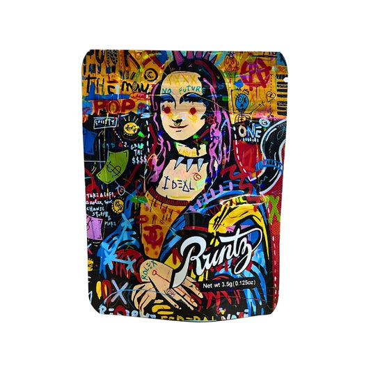 Mona Lisa Pop Art Mylar Bags - Set of 50