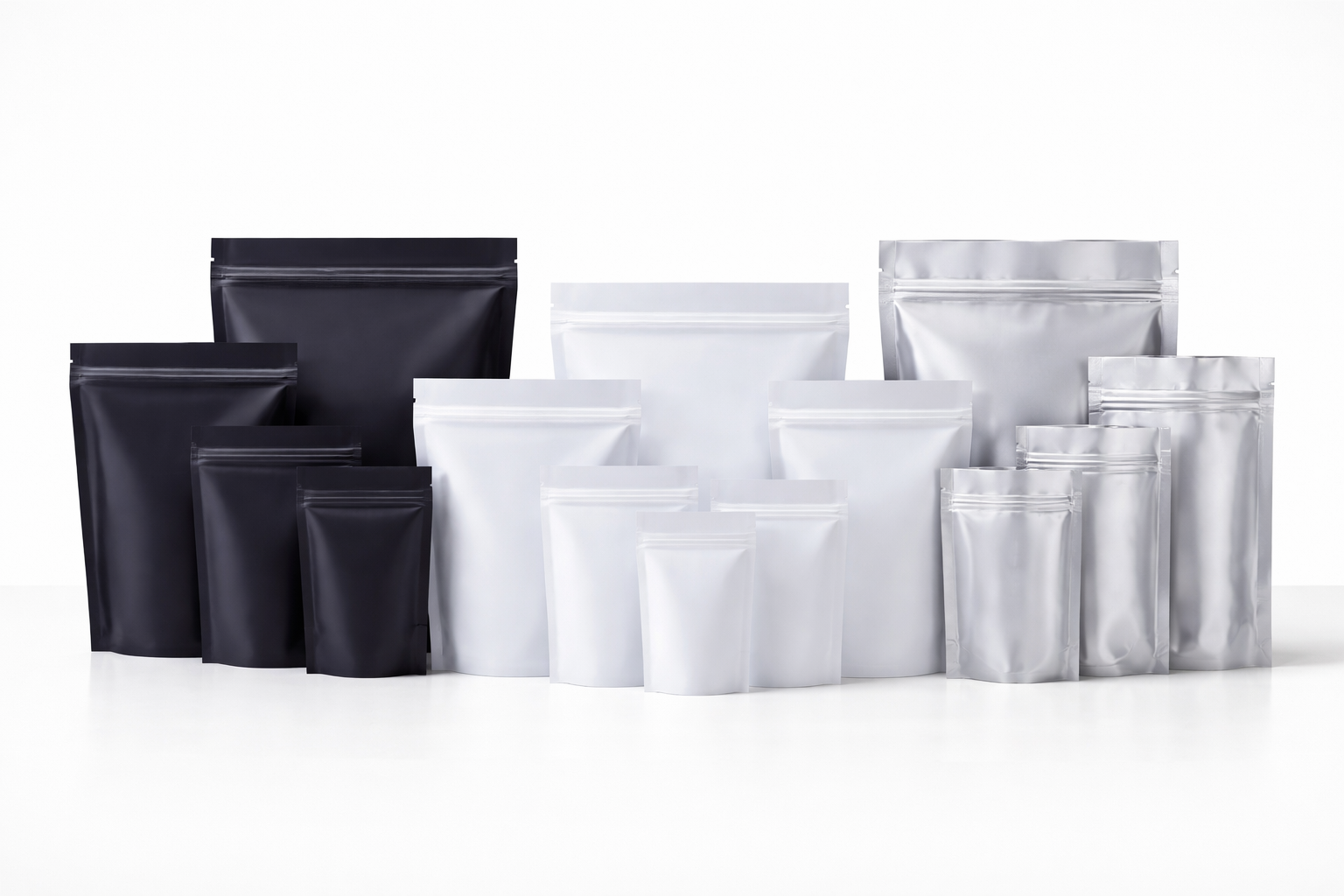 Stand Up Mylar bags. Stand up doypacks