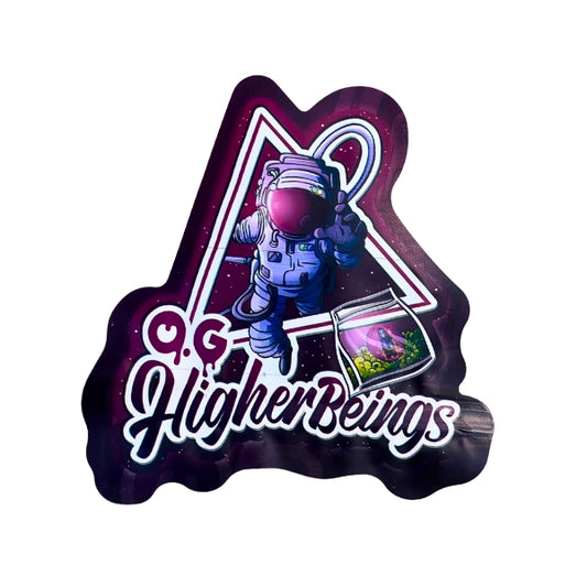 OG Higher Beings mylar bags