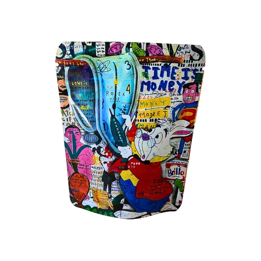 Rabbit Pop Art Mylar Bags
