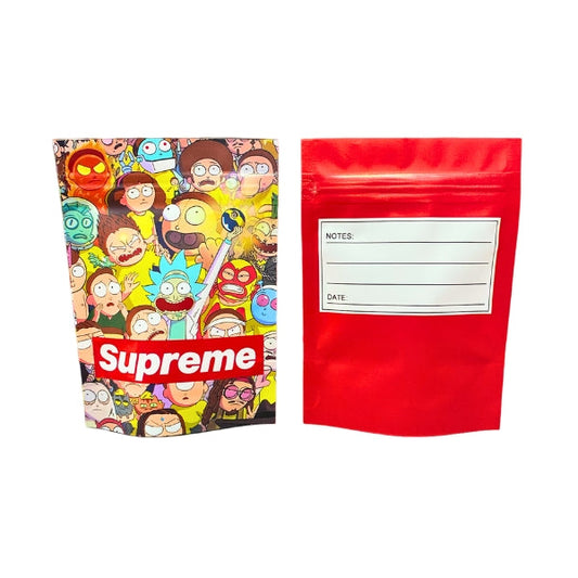 Supreme Rick & Morty Mylar Bags